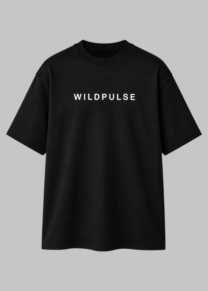 WildPulse Premium Black T-shirt